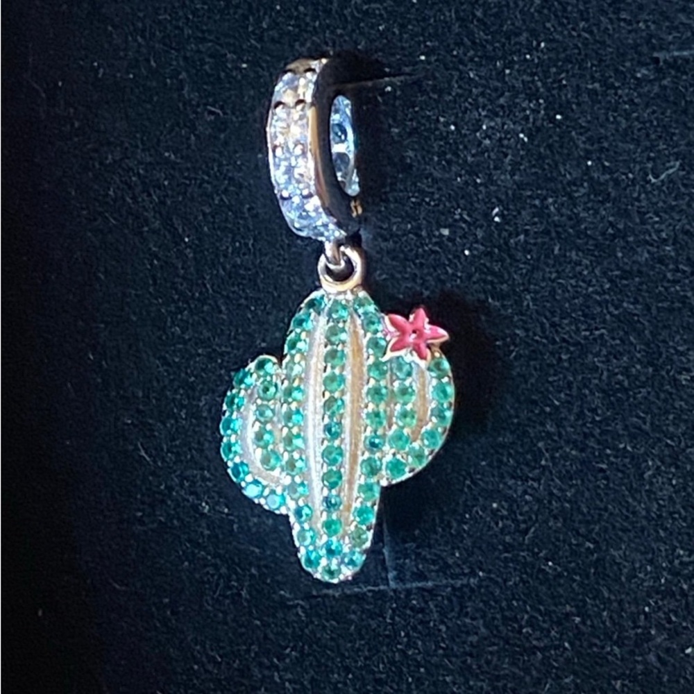 Cactus Silver Charm S925